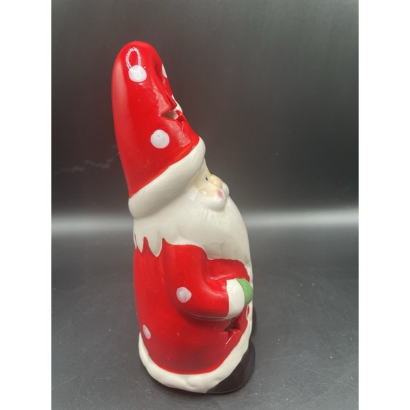 Polka Dot & Stars Santa Figurine - Picture 3 of 4